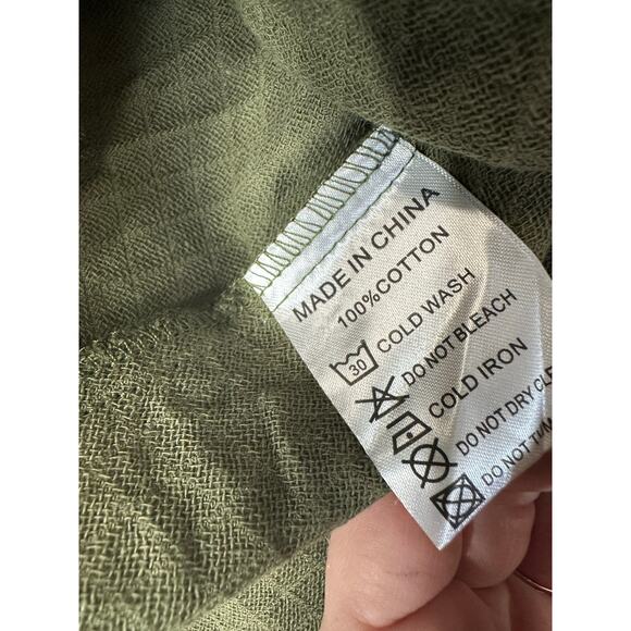 Cottage Core Peasant Farmhouse Dress Women Small Dark Smocked Modest Traditional - Picture 7 of 7